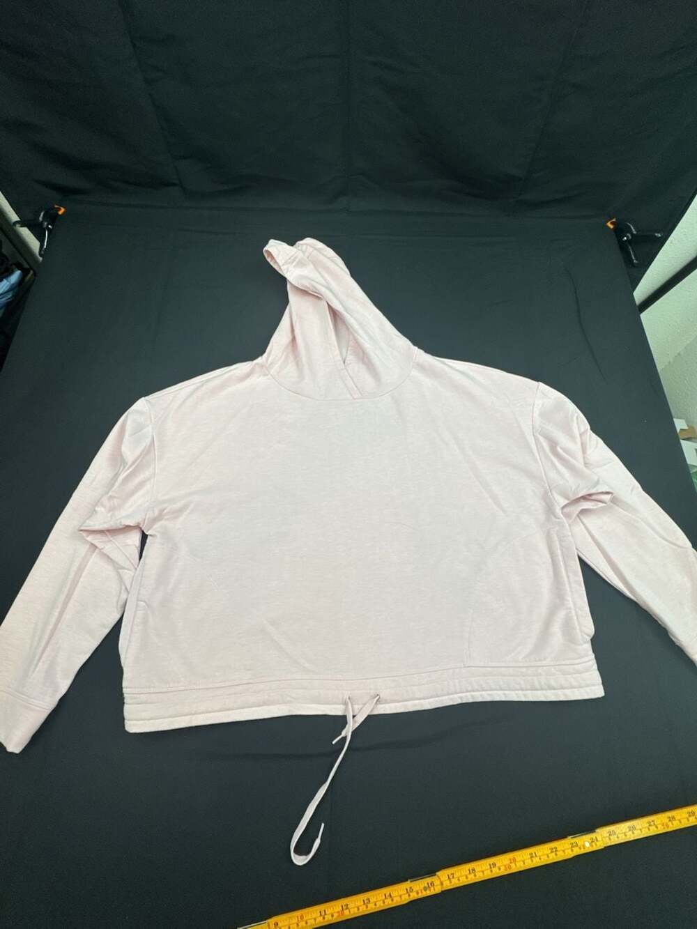 Dip Hoodie Sweatshirt Size XXL Pink Cropped Drawstring Pullover